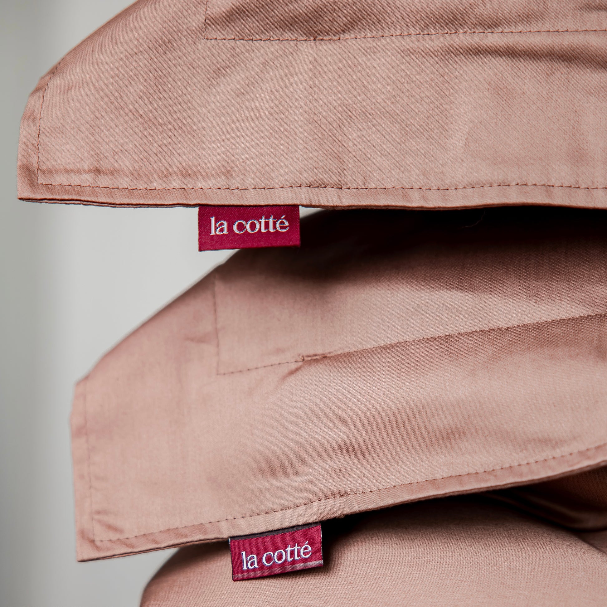 Cotton Sateen Pillowcase –  Cocoa Mist